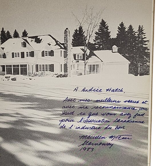 Maureen McTeer Residences SIGNED Homes Canada's Leaders Pierre Burton HC DJ Book - Picture 14 of 14